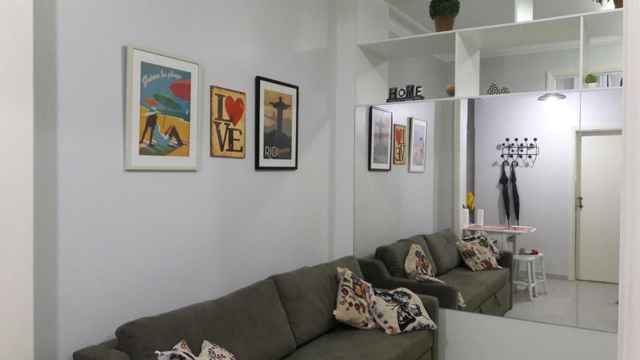 Апартаменты Apartamento Copacabana Рио-де-Жанейро Экстерьер фото